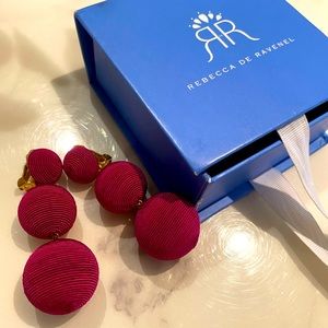 Rebecca de Ravenel Earrings Clip 3 Drop $295